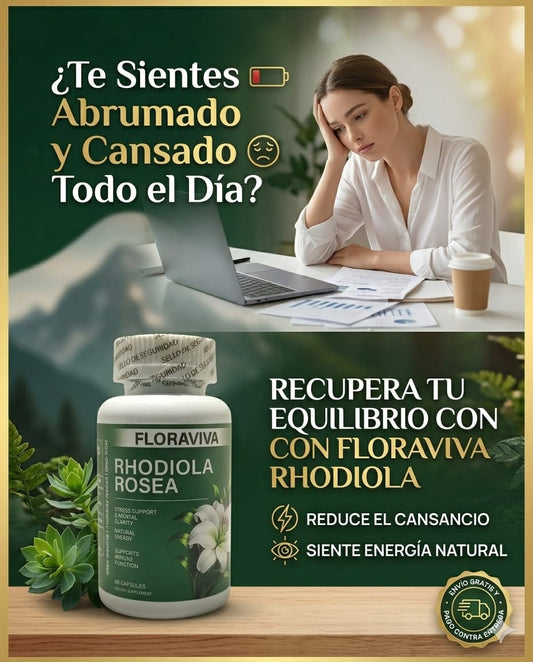 FloraViva® Rhodiola – Energía & Enfoque Diario