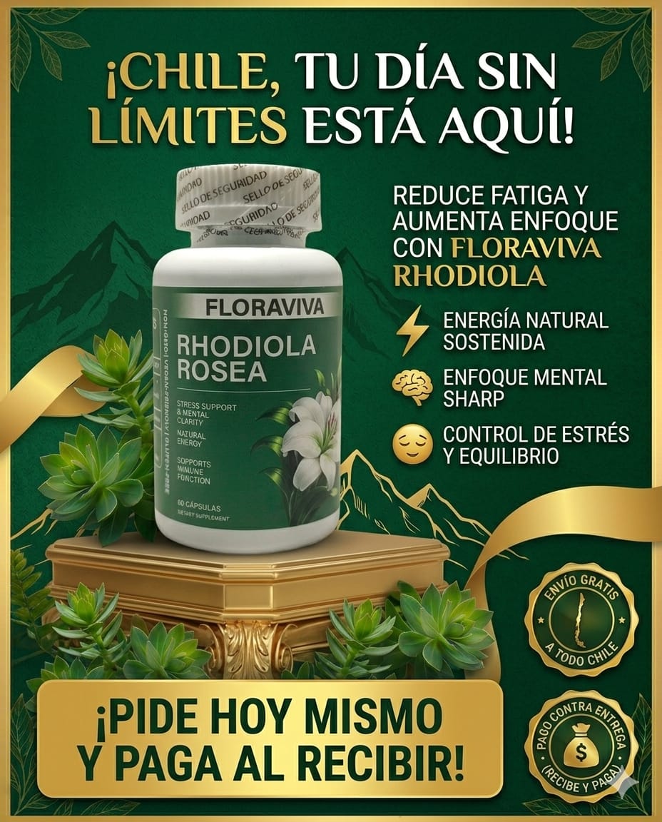 FloraViva® Rhodiola – Energía & Enfoque Diario
